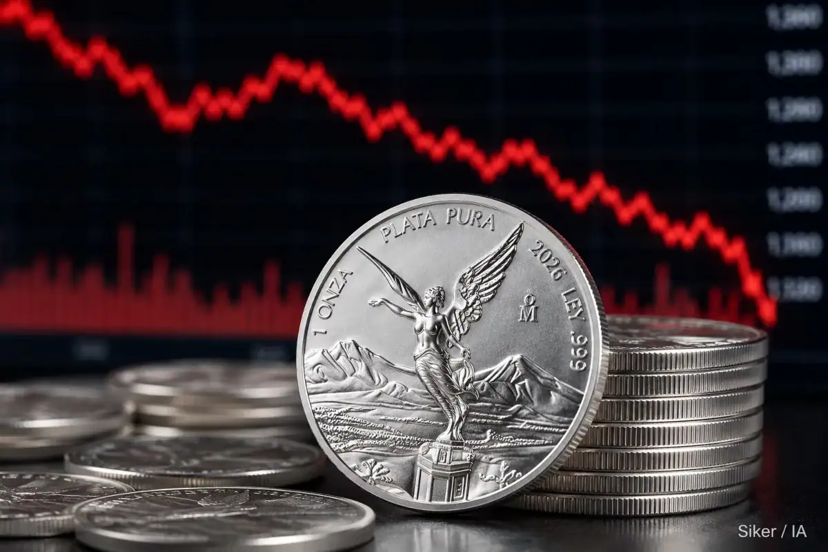 Precio de la onza de plata Libertad hoy martes 25 de agosto de 2026 en Banco Azteca