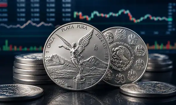 Precio de la onza de plata Libertad hoy jueves 27 de agosto de 2026