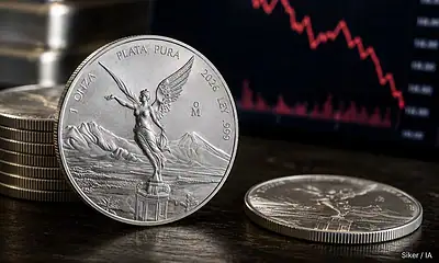 Precio de la onza de plata Libertad HOY miércoles 19 de agosto de 2026 en Banco Azteca.