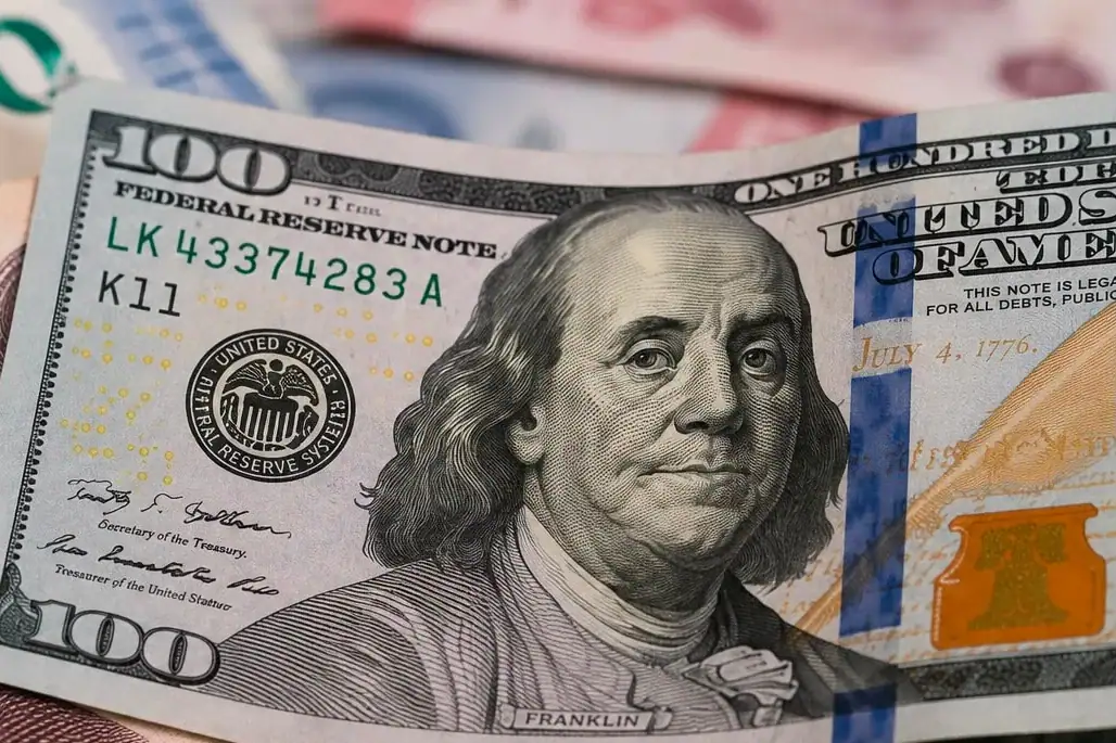 Billetes de dólares estadounidenses y pesos mexicanos ilustran el comportamiento del tipo de cambio al inicio de la jornada del 3 de agosto de 2026.