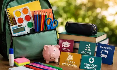 Estudiantes regresan a clases en Jalisco con apoyos y becas para el ciclo escolar 2026-2027