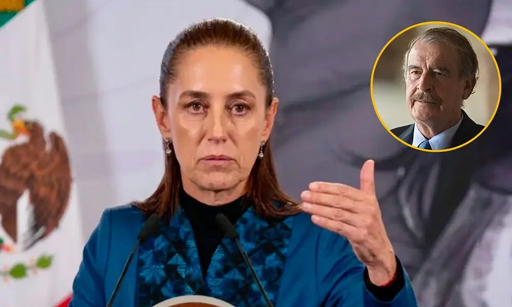 Claudia Sheinbaum responde a Vicente Fox por sus críticas a los programas sociales.