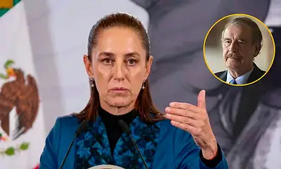 Claudia Sheinbaum responde a Vicente Fox por sus críticas a los programas sociales.