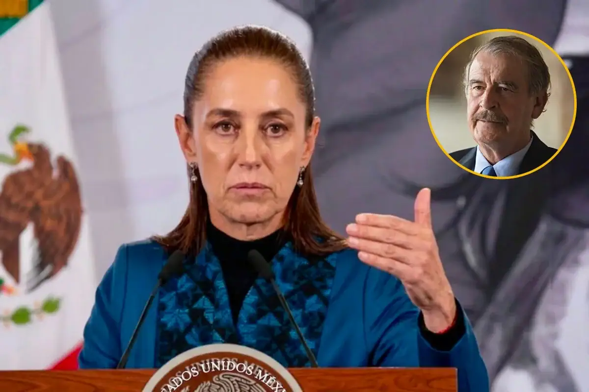 Claudia Sheinbaum responde a Vicente Fox por sus críticas a los programas sociales.
