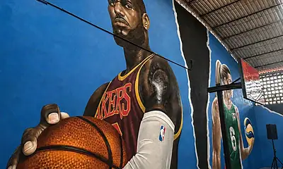 Cancha de usos múltiples rehabilitada en Atemajac, Zapopan