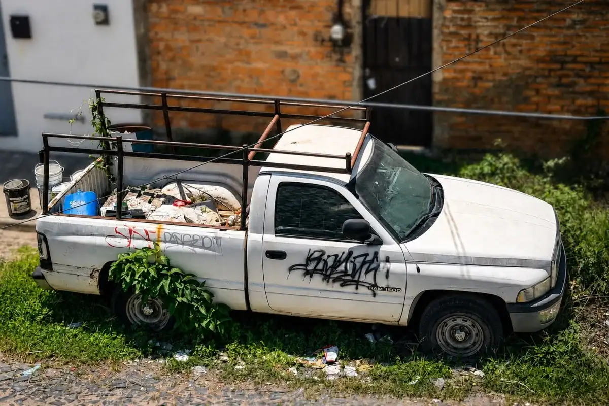 Retiro de vehículos abandonados en calles de Zapopan