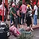 Aficionado de Chivas agredido en las inmediaciones del Parque Rojo de Guadalajara.