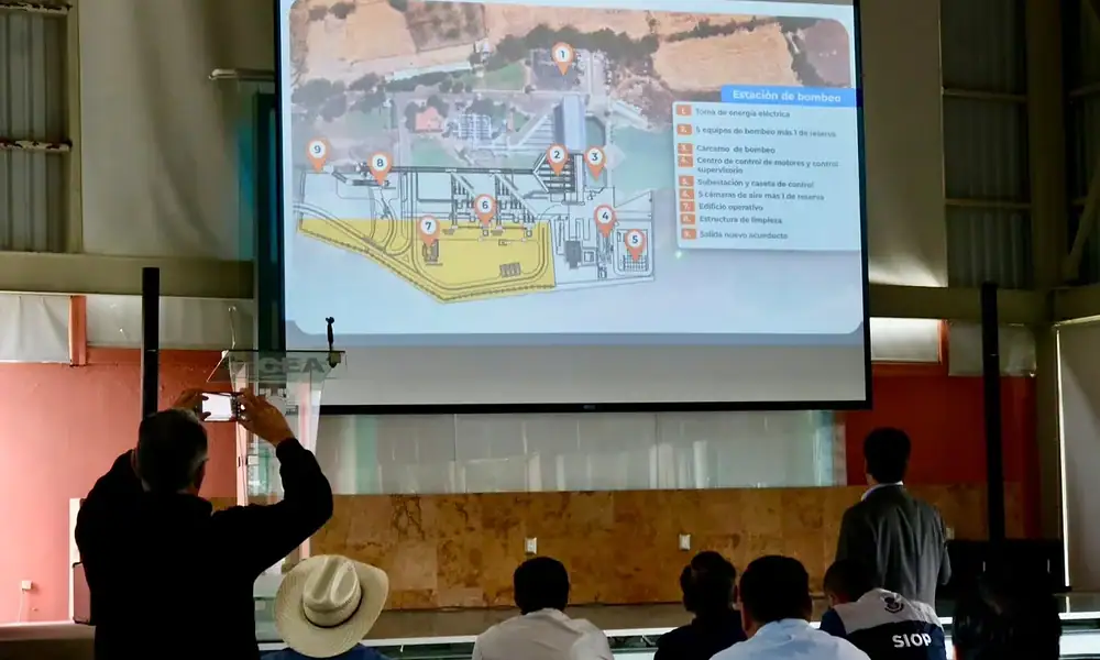 Autoridades presentan Acueducto Sustituto Chapala-Guadalajara a alcaldes de la Ribera