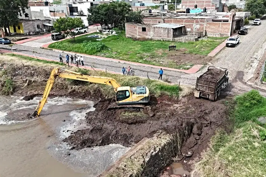 La CEA retirará sedimentos y materiales de la presa Tecata y el arroyo Zapotlanejo