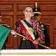 laudia Sheinbaum durante su segundo Grito de Independencia en Palacio Nacional
