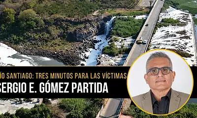 río santiago, columa de sergio e gómez partida