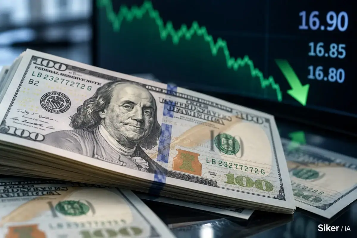 Precio del dólar HOY lunes 7 de septiembre de 2026 frente al peso mexicano