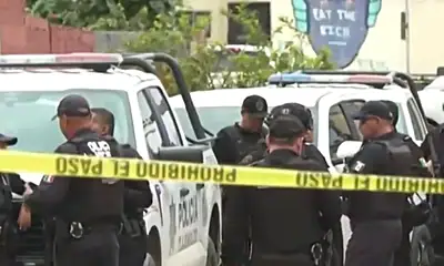 Operativo de seguridad tras enfrentamiento de la FGR en Tlajomulco