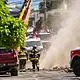 Elementos de emergencia atienden fuga de gas natural en Las Huertas, Tlaquepaque