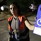 Gancho azul para uso de cajones de estacionamiento exclusivos en Guadalajara