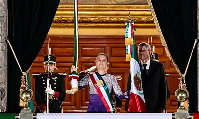 Ceremonia nacional del Grito de Independencia 2026 en Palacio Nacional
