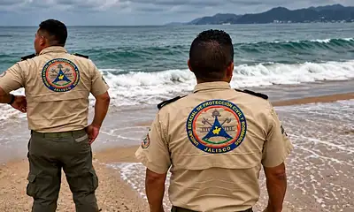 Operativo de Protección Civil en Jalisco ante el huracán Polo
