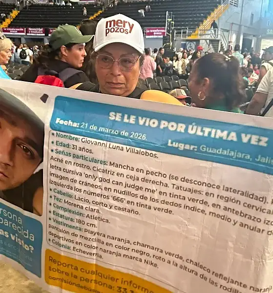 Madre de Giovanni Luna pide apoyo a Sheinbaum para localizarlo