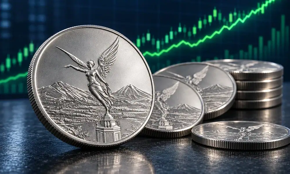 Precio de la onza de plata Libertad hoy martes 8 de septiembre de 2026