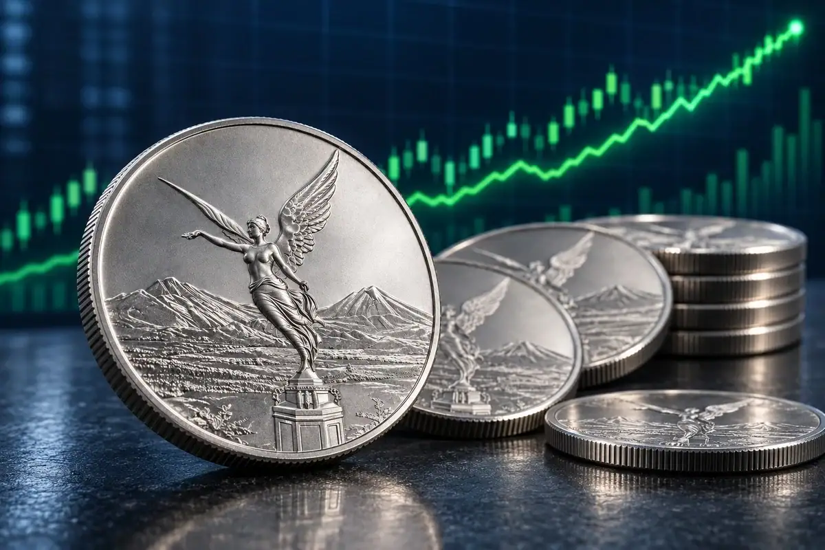 Precio de la onza de plata Libertad hoy martes 8 de septiembre de 2026