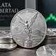 Moneda de una onza de plata Libertad mexicana.