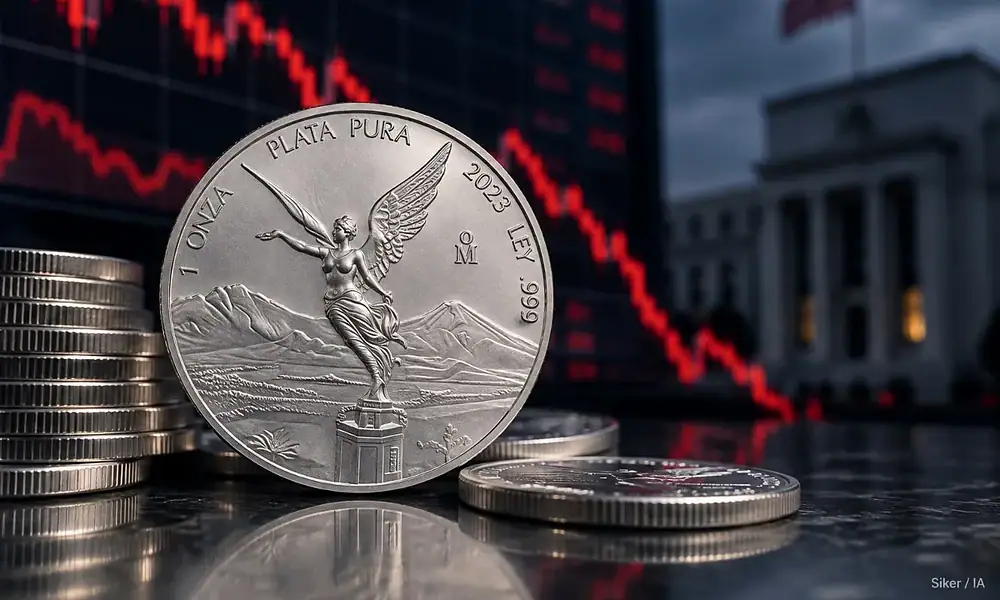 Precio de la onza de plata Libertad HOY martes 15 de septiembre de 2026