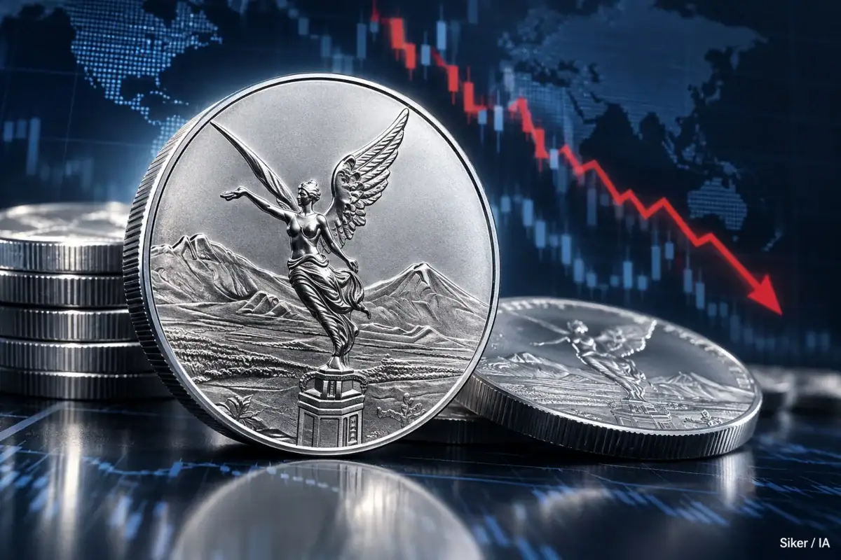 Precio de la onza de plata Libertad hoy jueves 24 de septiembre de 2026