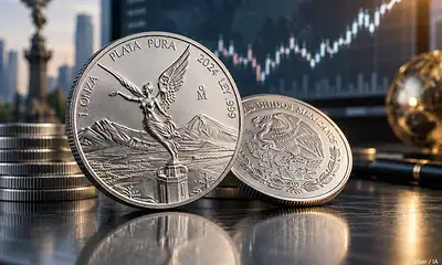 Comportamiento de la onza de plata Libertad durante la semana del 14 al 18 de septiembre de 2026