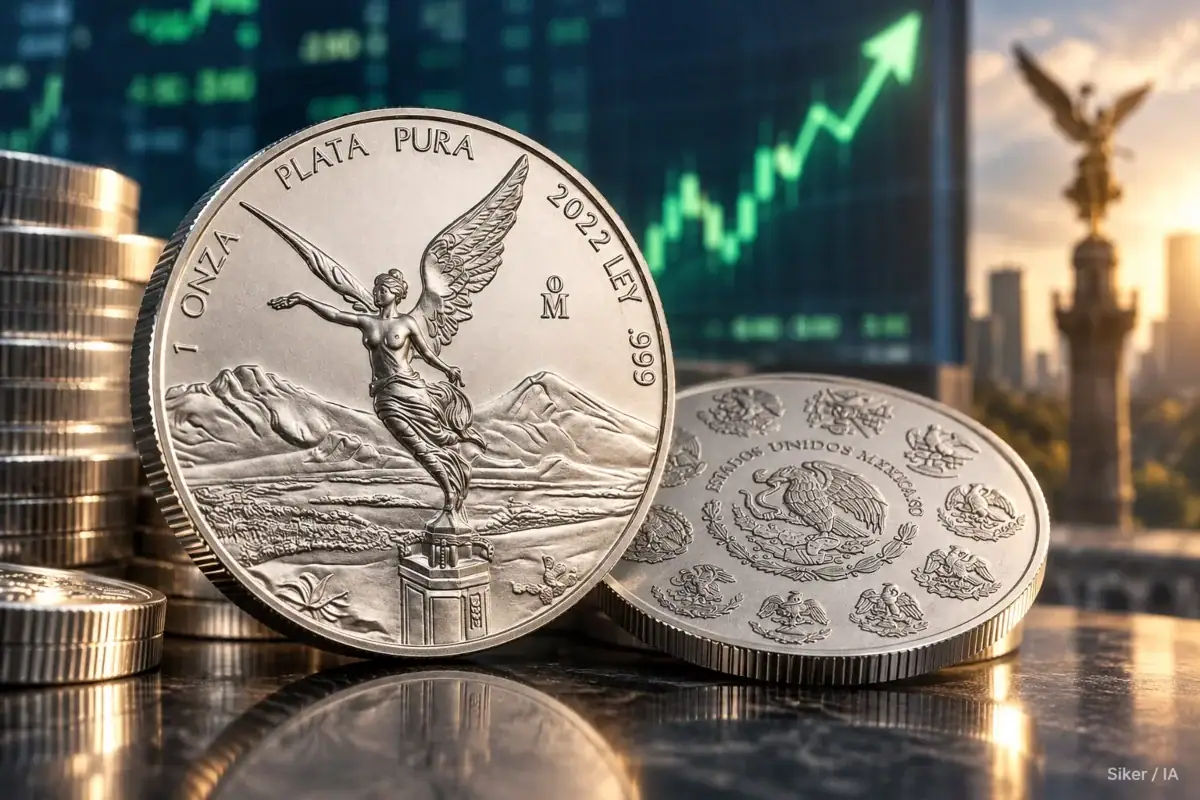 Precio de la onza de plata Libertad HOY viernes 18 de septiembre de 2026