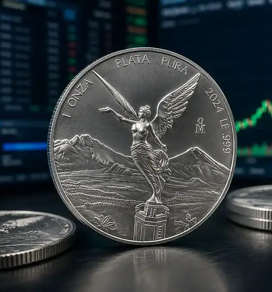 Precio de la onza de plata Libertad HOY jueves 3 de septiembre de 2026