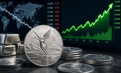 Precio de la onza de plata Libertad HOY viernes 4 de septiembre de 2026