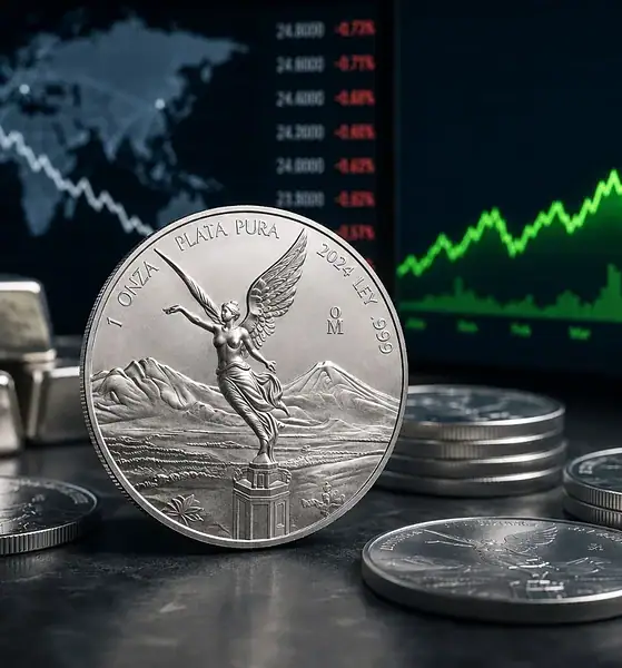 Precio de la onza de plata Libertad HOY viernes 4 de septiembre de 2026