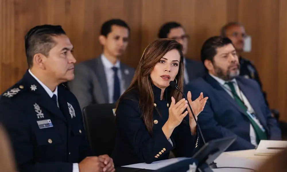 Elementos de la Policía de Guadalajara durante labores de seguridad