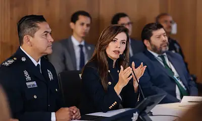 Elementos de la Policía de Guadalajara durante labores de seguridad