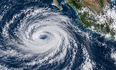Huracán Polo se aleja de Jalisco este 25 de septiembre de 2026