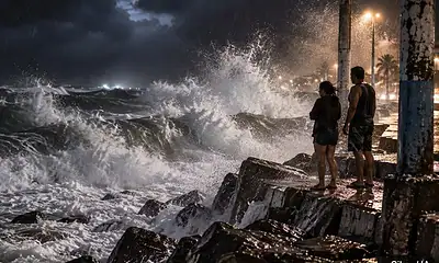 Huracán Rachel nivel 1 frente a las costas de Jalisco este 30 de septiembre de 2026