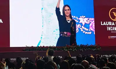 Laura Imelda Pérez durante su Segundo Informe de Gobierno en Tlaquepaque