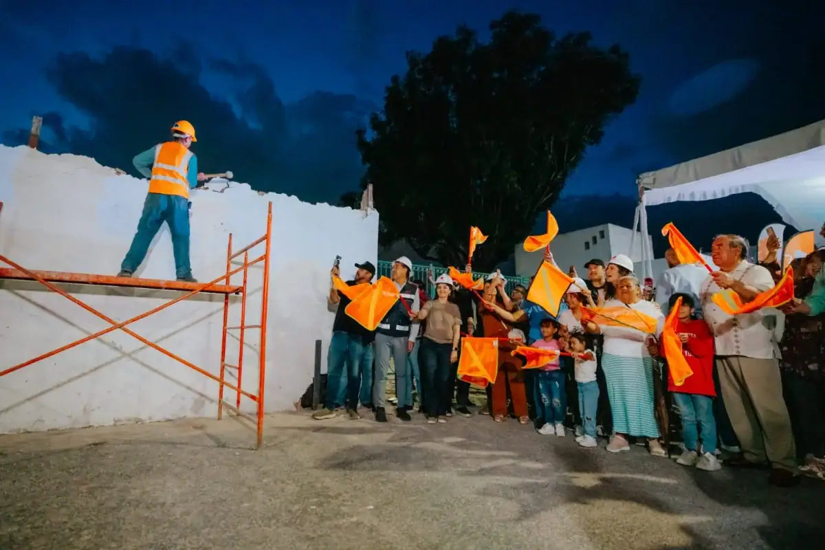 Vero Delgadillo arranca obras en Tetlán ; se renovarán 37 calles, 6 parques y el corredor Gigantes