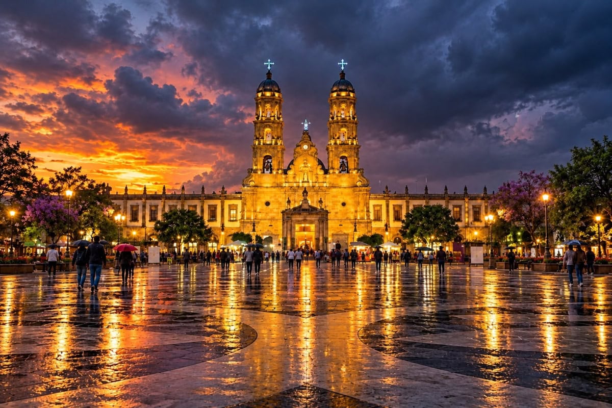 Huracán Simón provoca lluvias en Jalisco y mantiene condiciones para precipitaciones en Guadalajara.