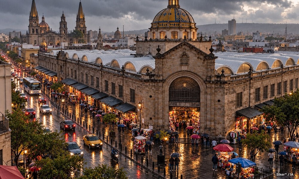 Pronóstico del clima HOY en Guadalajara con temperaturas de hasta 23 grados y posibilidad de lluvia.