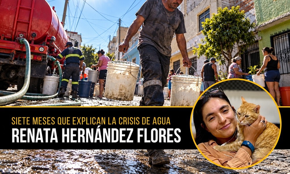 Crisis de agua en la ZMG durante 2026, marcada por problemas de abastecimiento y protestas ciudadanas en Guadalajara.