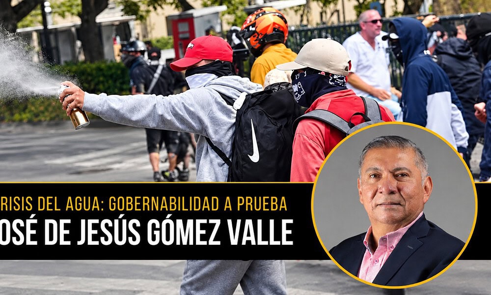 Protestas por la crisis hídrica en Guadalajara y sus efectos en la gobernabilidad de Jalisco.