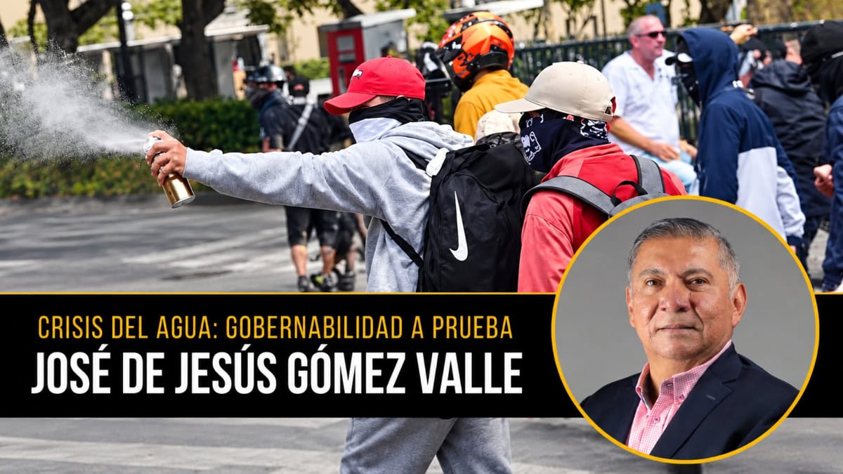 Protestas por la crisis hídrica en Guadalajara y sus efectos en la gobernabilidad de Jalisco.