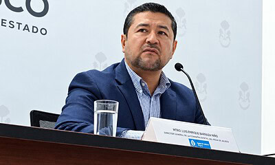 Luis Barboza Niño, director de la CEA Jalisco, informa sobre la inversión de mil millones de pesos en infraestructura hidráulica.