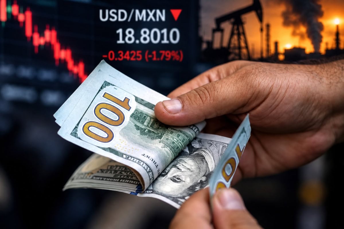 Precio del dólar HOY martes 27 de octubre de 2026 frente al peso mexicano.