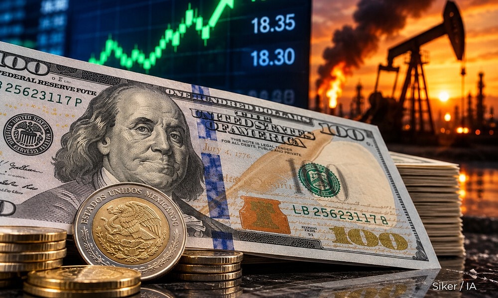 Precio del dólar HOY lunes 12 de octubre de 2026 frente al peso mexicano.