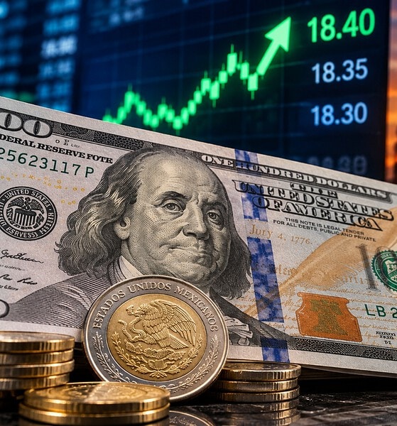 Precio del dólar HOY lunes 12 de octubre de 2026 frente al peso mexicano.