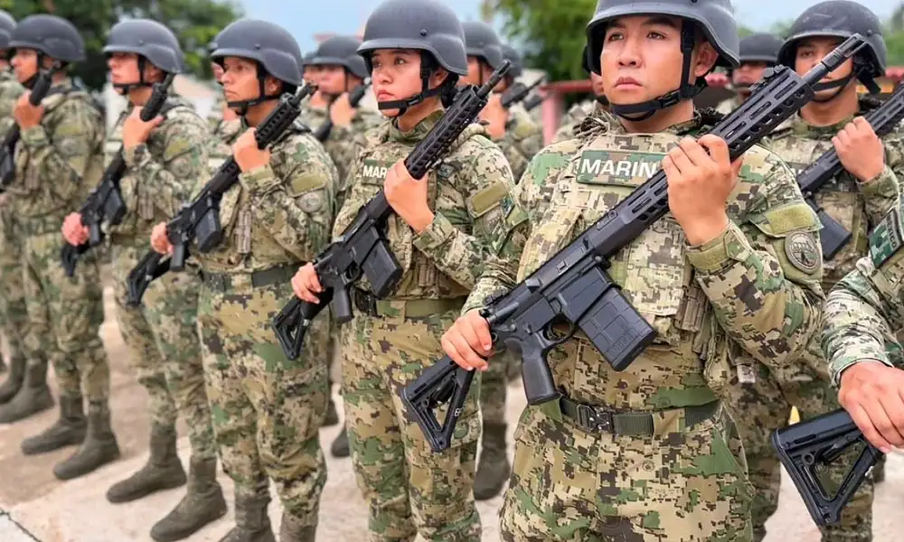 Militares de Estados Unidos desplegados en la frontera con México