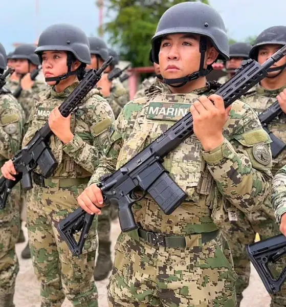 Militares de Estados Unidos desplegados en la frontera con México