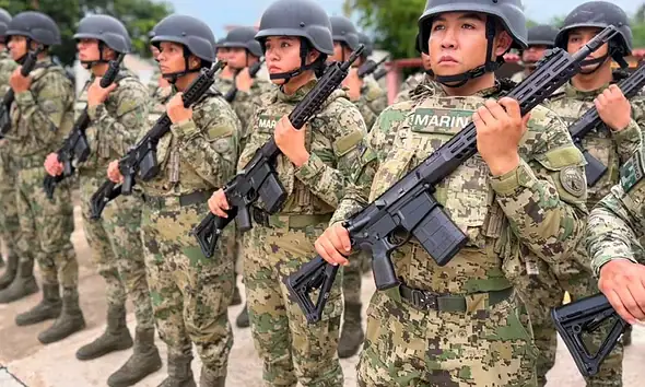 Militares de Estados Unidos desplegados en la frontera con México